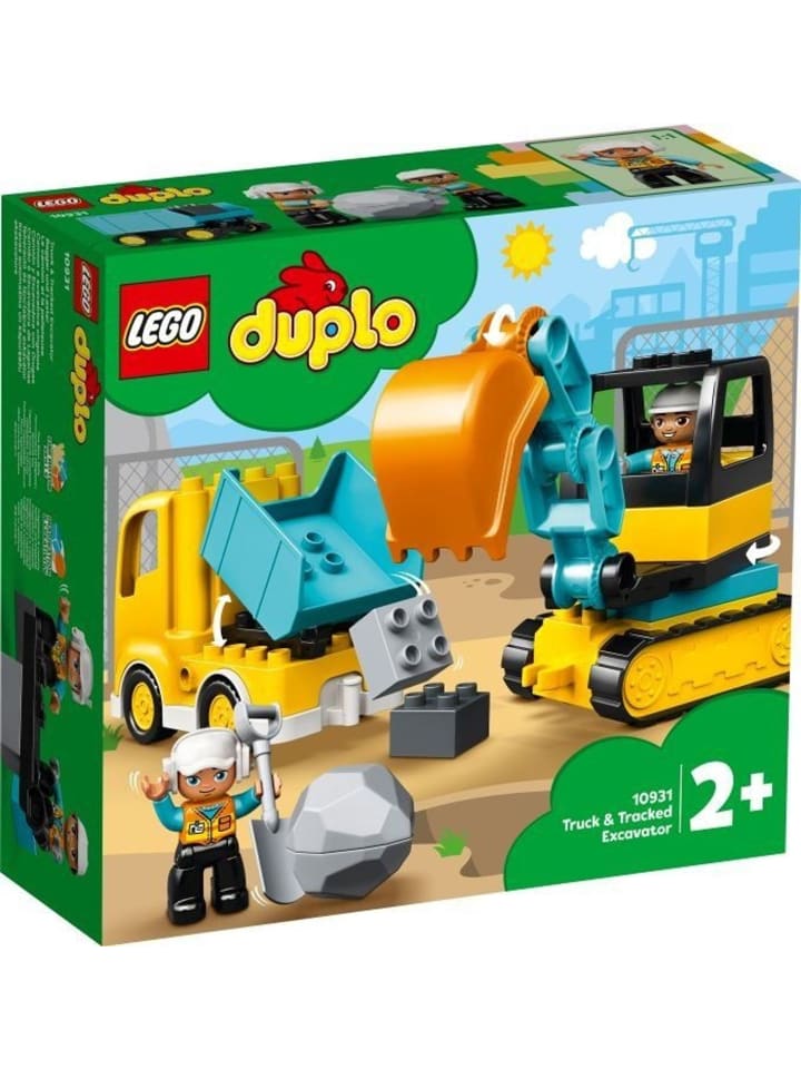 duplo LEGO® DUPLO® 10931 Bagger und Laster in Mehrfarbig ab 2 Jahre günstig kaufen onesize