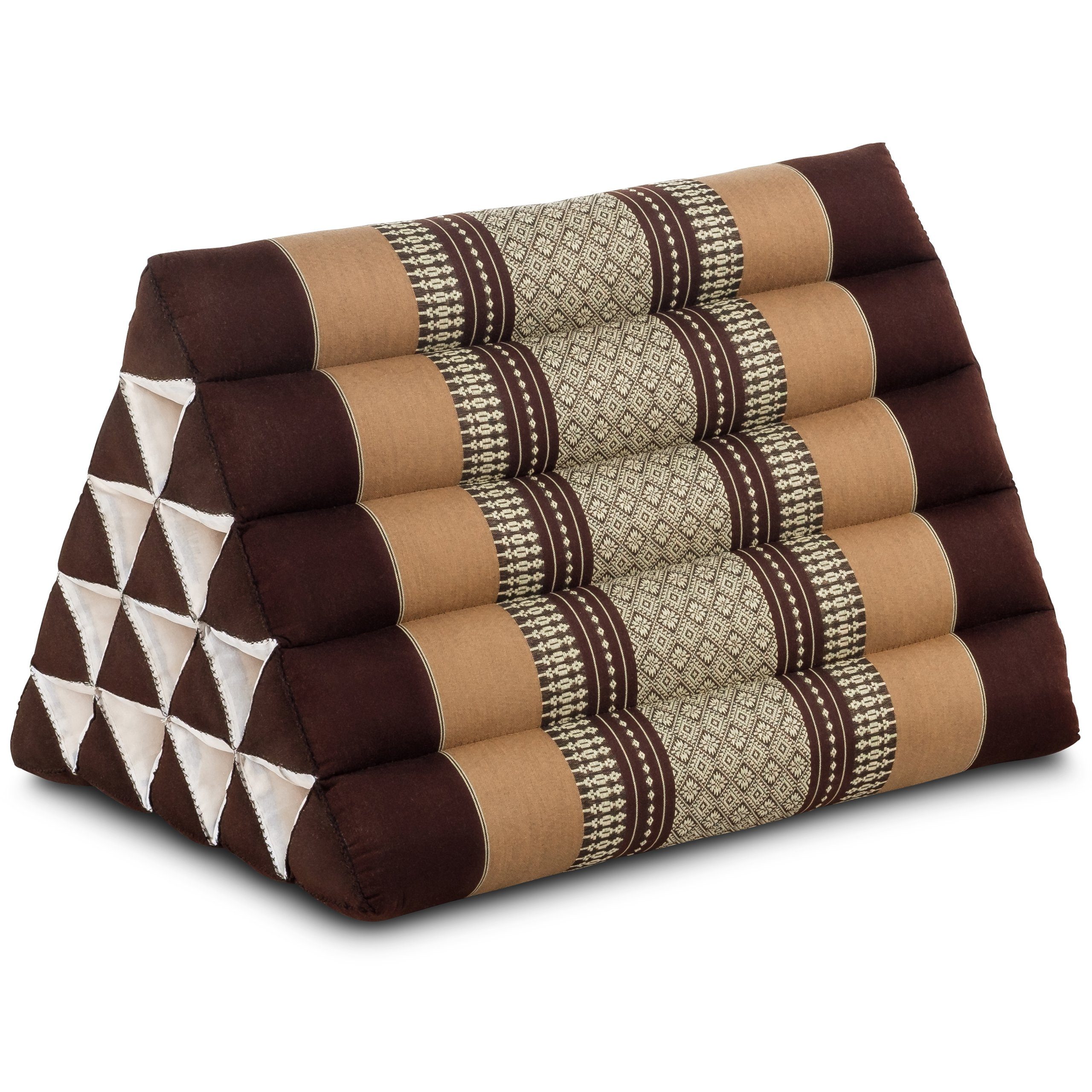 livasia Keilkissen Dreieckskissen hoch (Classic) vegan und handgefertigt, 38x55x34cm, Kapok