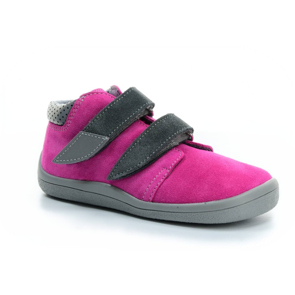 Beda Rebecca mit Membran (BF 0001/W/M/2) dunkelrosa Barfuß-Stiefeletten