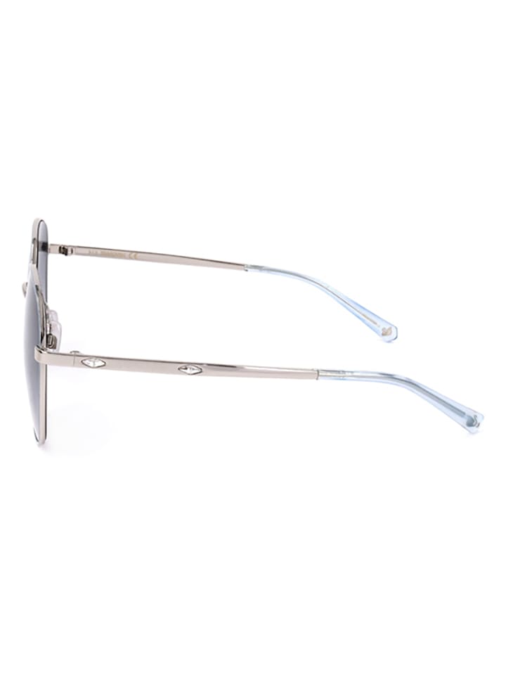 Swarovski Damen-Sonnenbrille in Silber/ Blau günstig kaufen 59