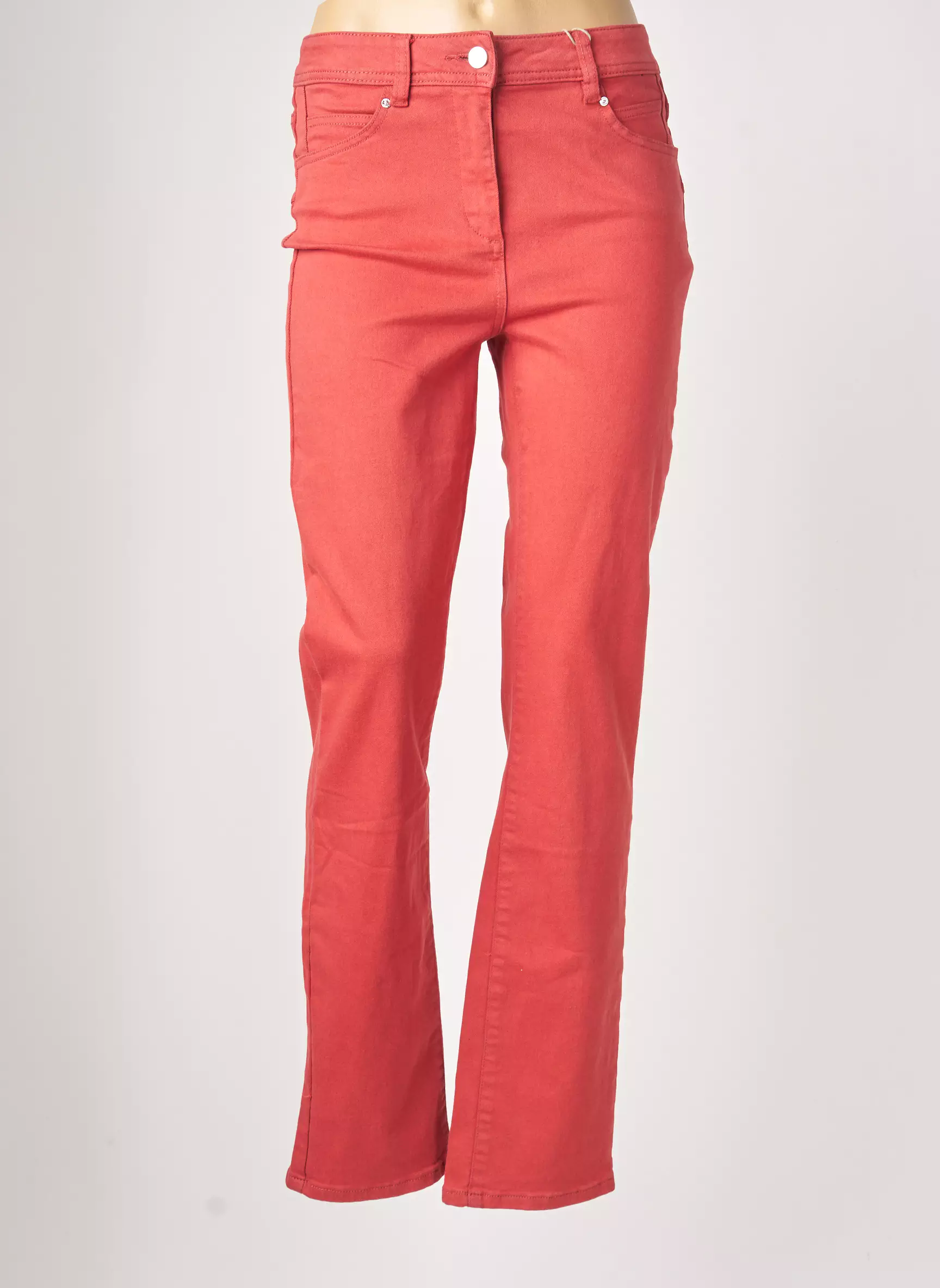 Diane Laury Pantalons Droits Femme couleur rouge