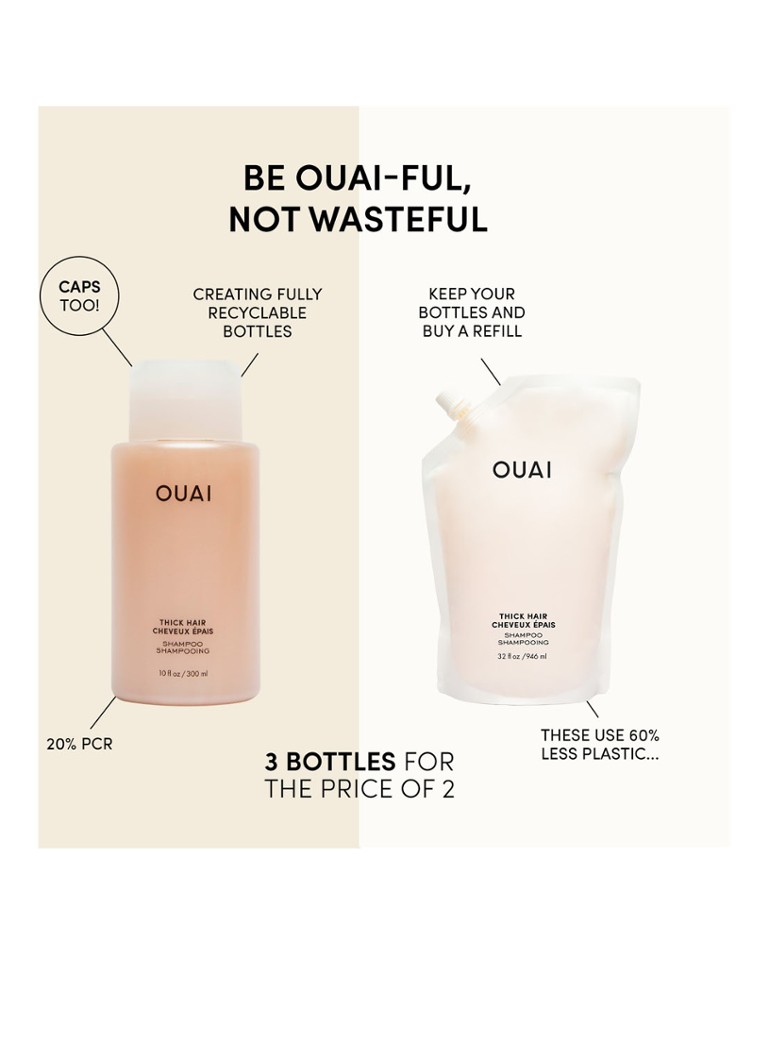 OUAI Thick Hair Shampoo - šampon pro husté vlasy