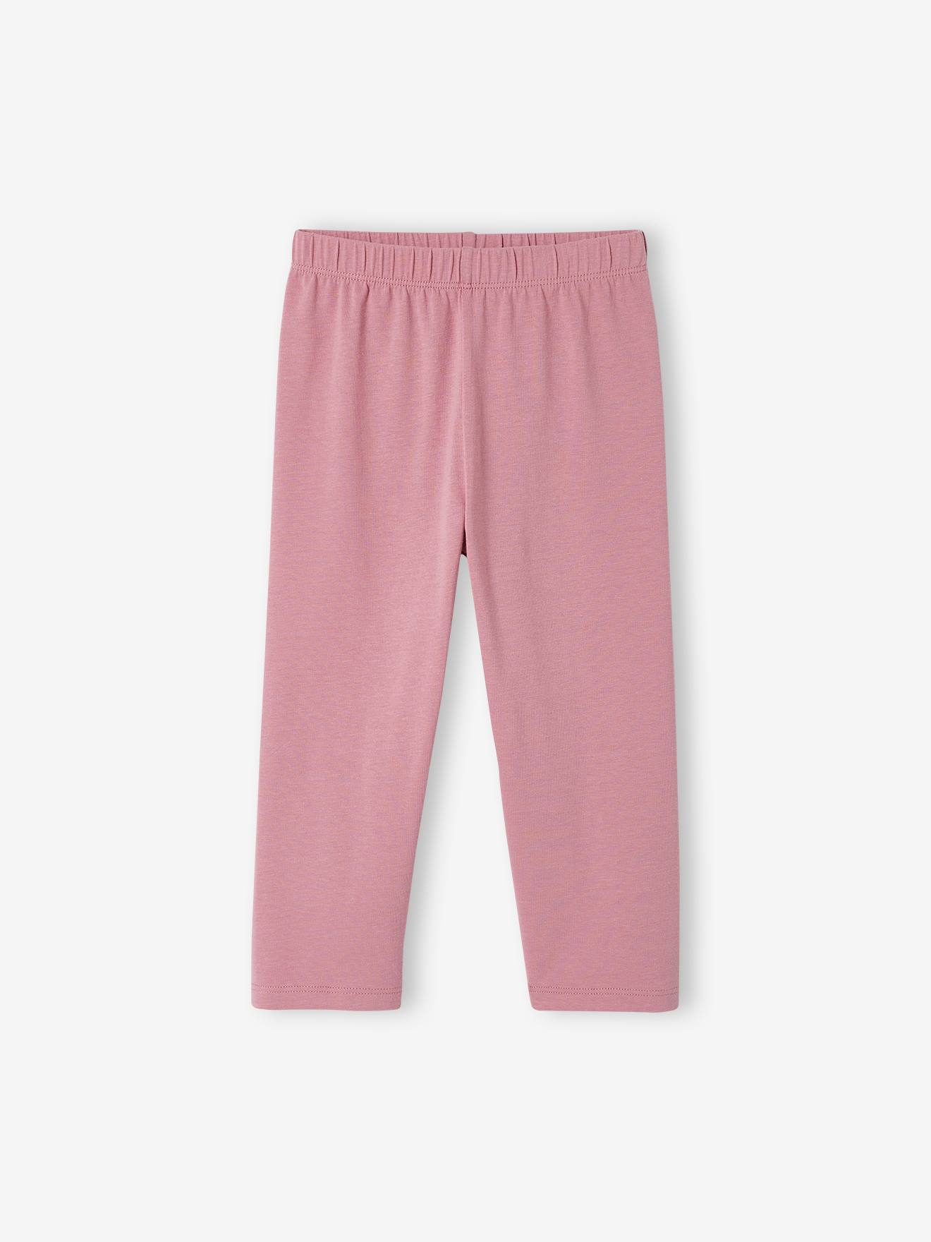 Vertbaudet 2er-Pack Mädchen 3/4-Leggings BASIC Oeko-Tex - pack koralle