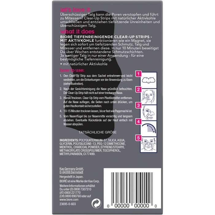 Tiefenreinigende Clear-Up Strips