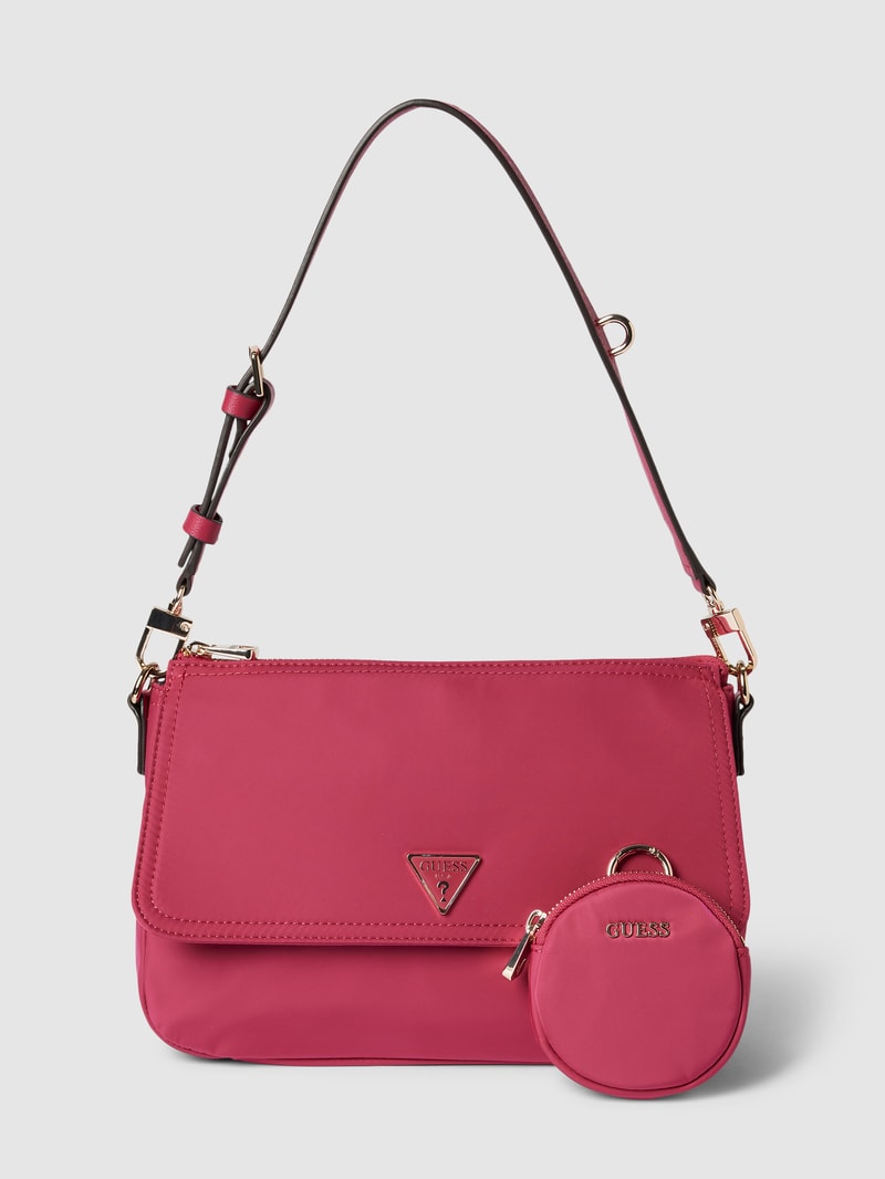 Handtasche mit Label-Details Modell 'GEMMA' in fuchsia