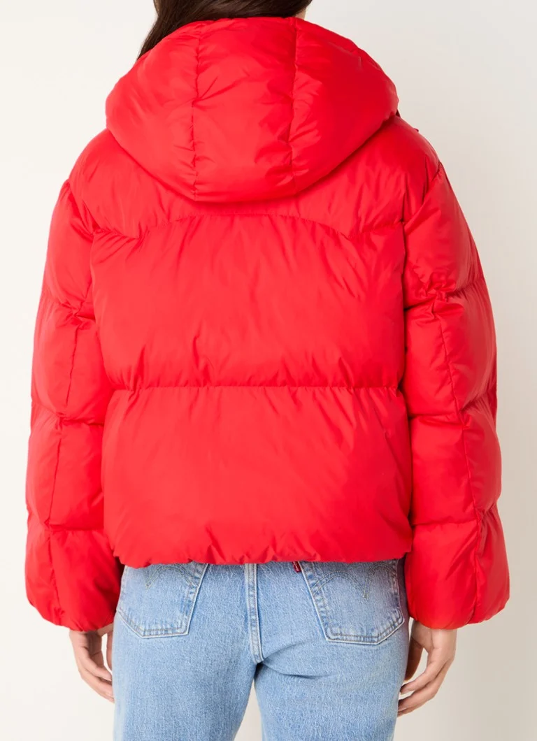 Levi's Western Bubble puffer jacket with down filling and detachable hood