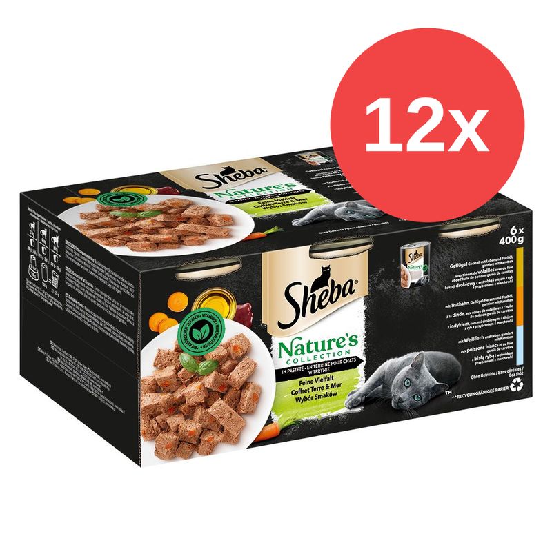 Sparpaket Sheba Nature's Collection 12 x 400 g