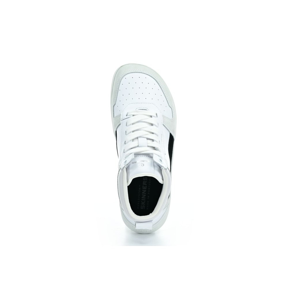Skinners Oldschooler High Top Black/White Barfußstiefeletten
