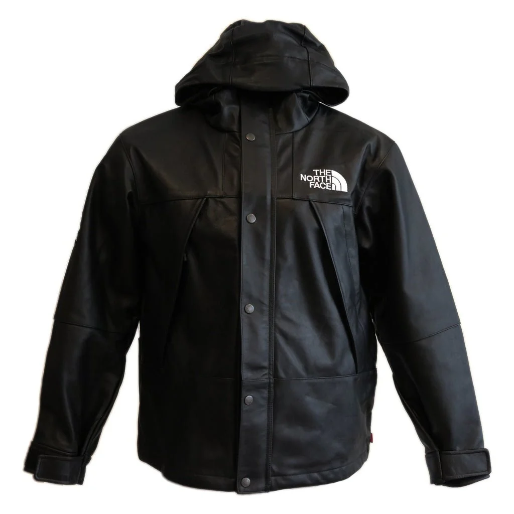The North Face Leather Mountain Parka Black