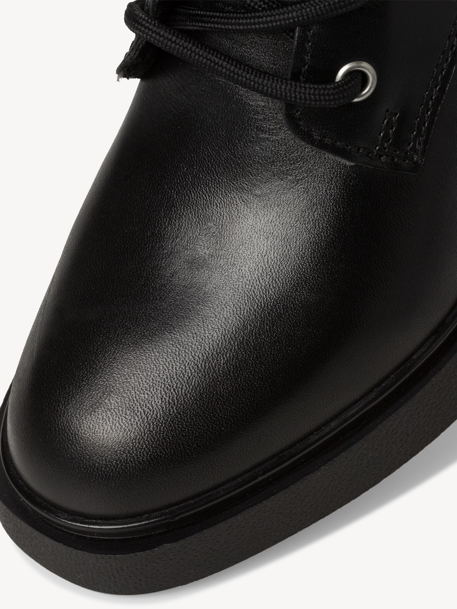 Bottine en cuir - noir