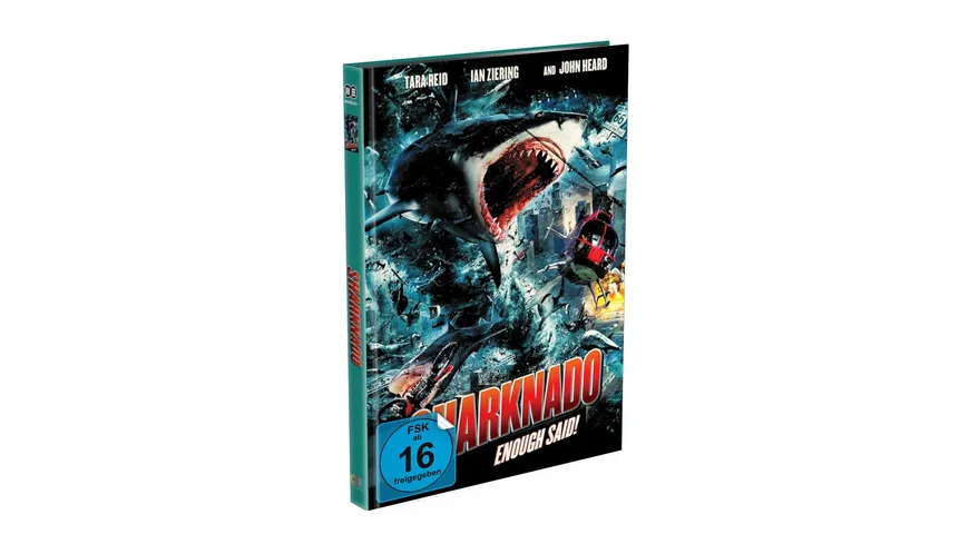 SHARKNADO 1 - Genug gesagt! - 2-Disc Mediabook - Cover A - Limited Edition auf 999 Stück - Uncut  (Blu-ray + DVD)