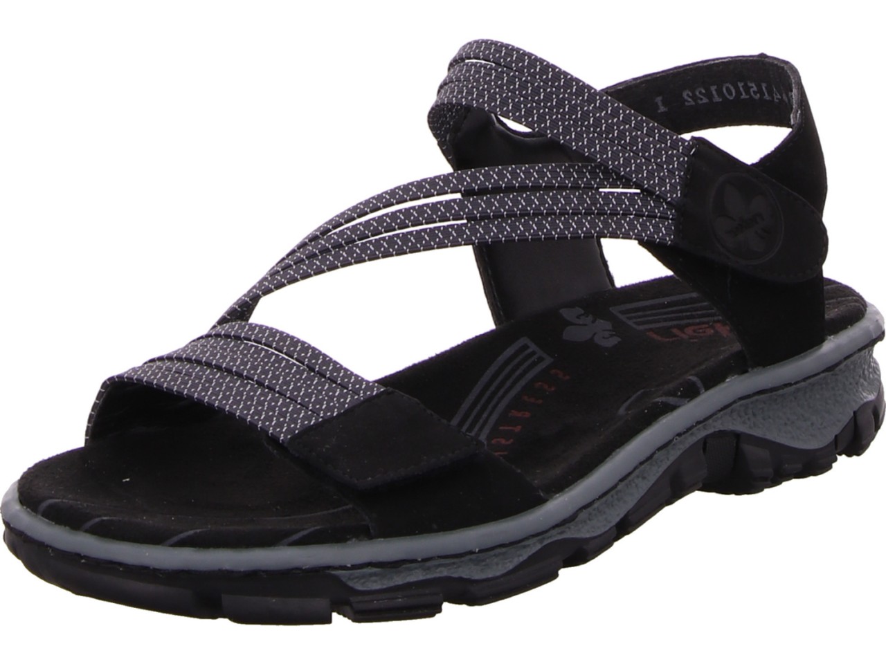 RIEKER Klassische Sandalen schwarz FSK Damen Sandalen