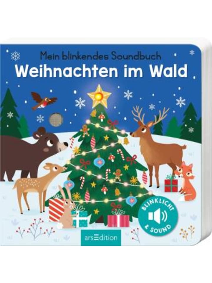 ars edition Buch - Mein blinkendes Soundbuch - Weihnachten im Wald günstig kaufen onesize