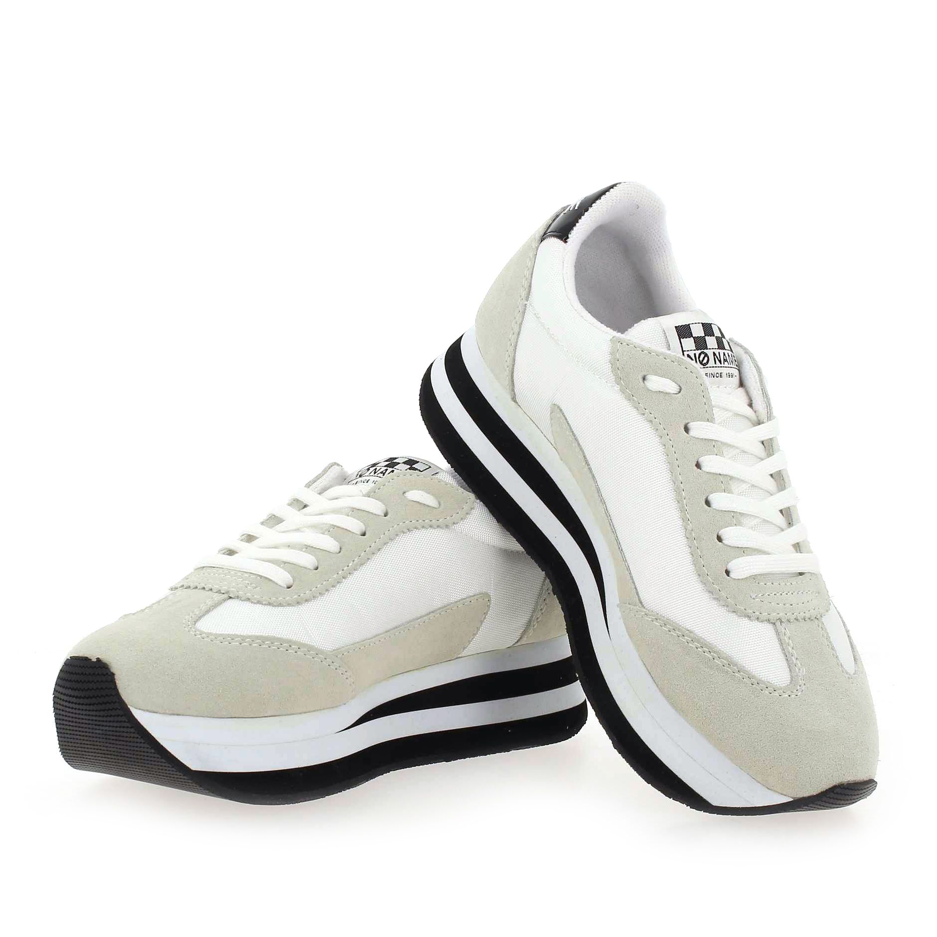 No Name  FLEX M JOGGER E24 - Blanc Noir