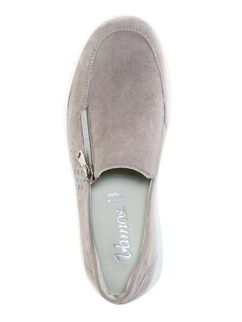 Slipper mit seitlichem Reißverschluss