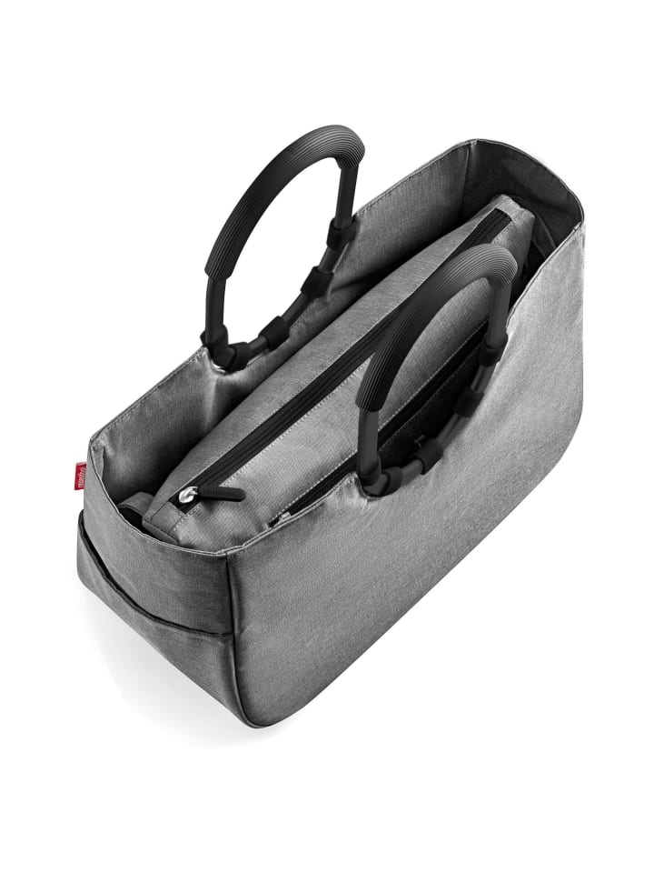 Reisenthel loopshopper M / Shopper 40 cm (frame raffia black) in frame twist silver günstig kaufen onesize
