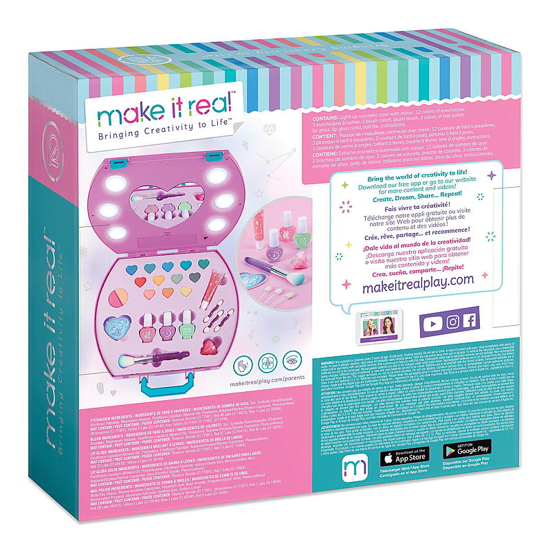 Make it real Light up cosmetic studio, Make it real
