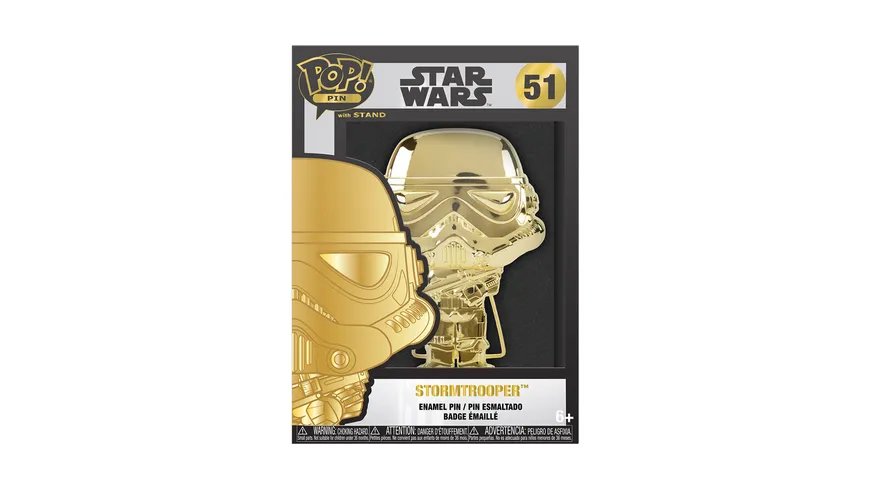 Funko - POP! - Star Wars - Pin Stormtrooper (Gold)