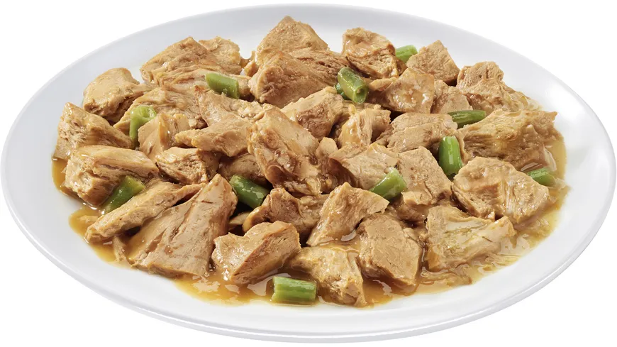 PURINA ONE Adult Zarte Stückchen in Sauce mit Huhn und grünen Bohnen Katzennassfutter 85 g