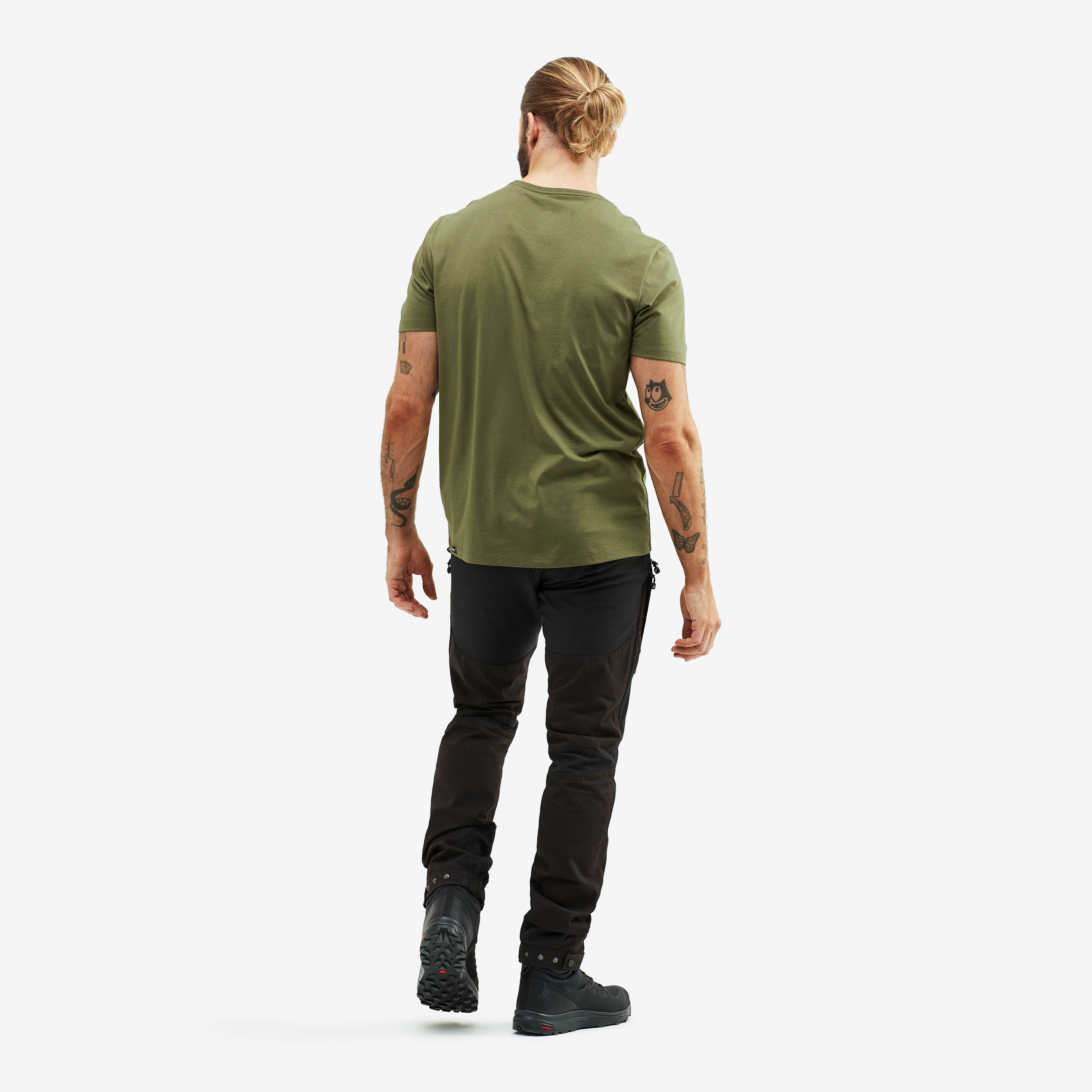 Nerd Tee Homme Burnt Olive