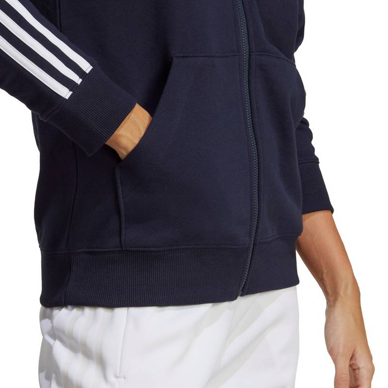 adidas ESSENTIALS 3-STREIFEN FRENCH TERRY Kapuzenjacke Damen