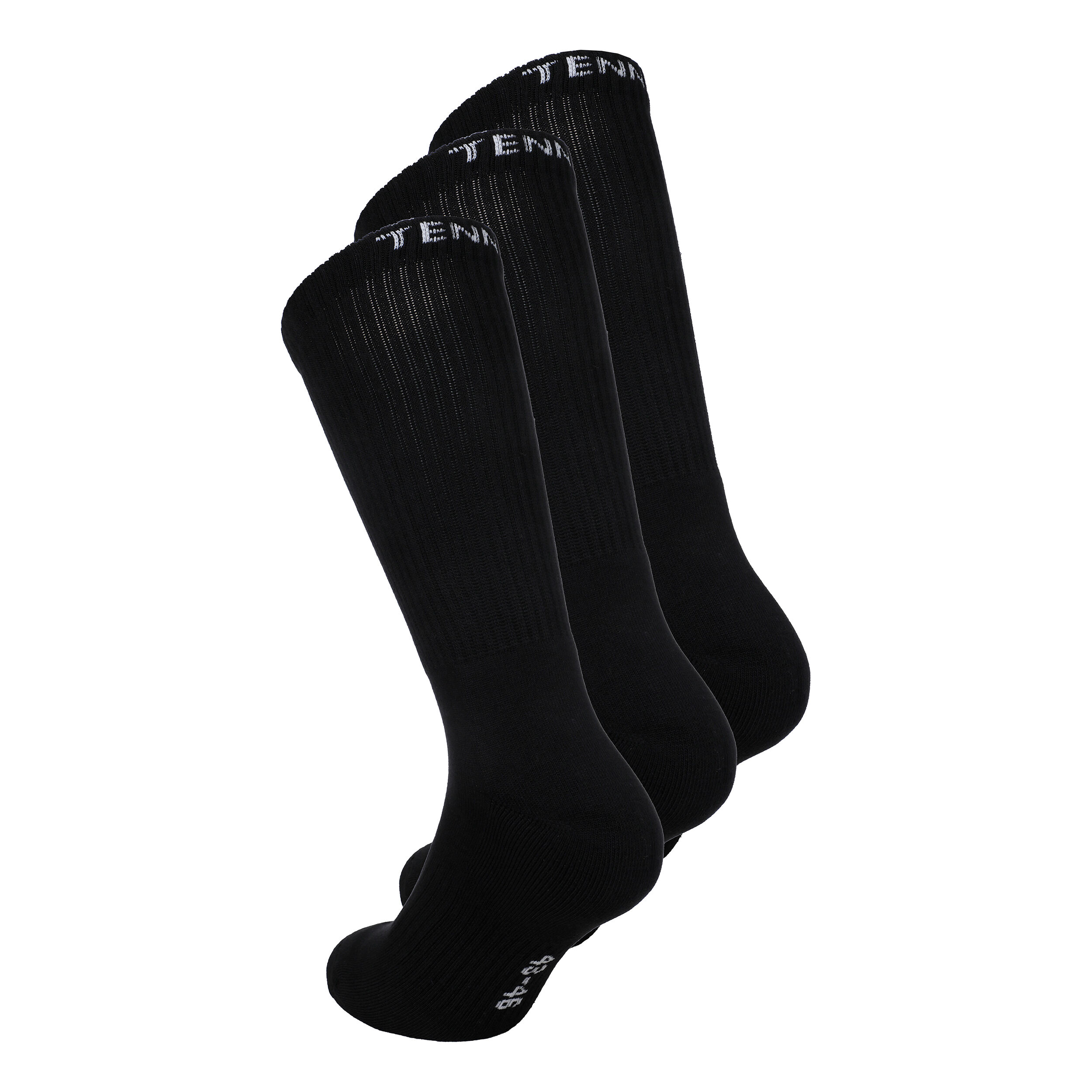 Tennissocken 3er Pack - Schwarz