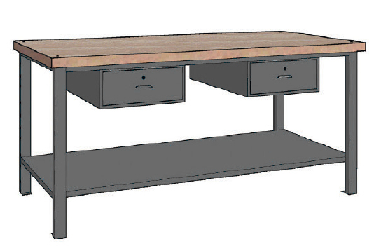Contimac 770208 WP 107 S/AA Radni stol 2000X700X890