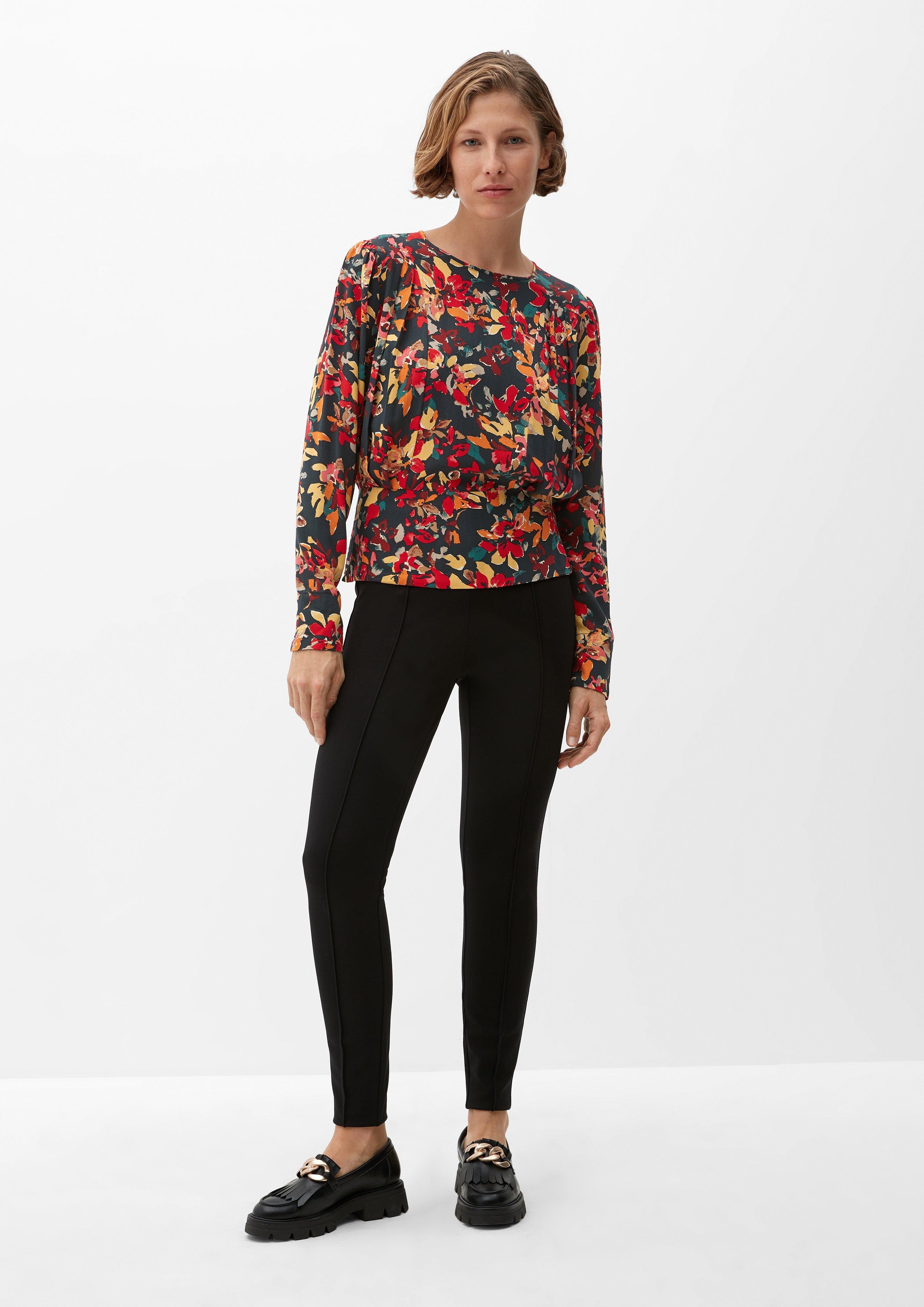 Musterbluse mit Smok-Detail  2120529-59A0