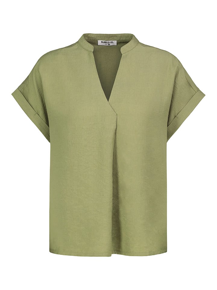 Sublevel Bluse in Oliv günstig kaufen