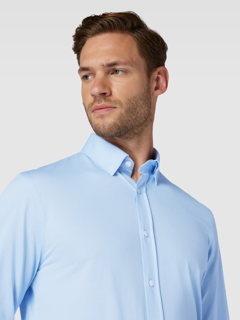 Business-Hemd mit Kentkragen Modell 'trostol' in jeans