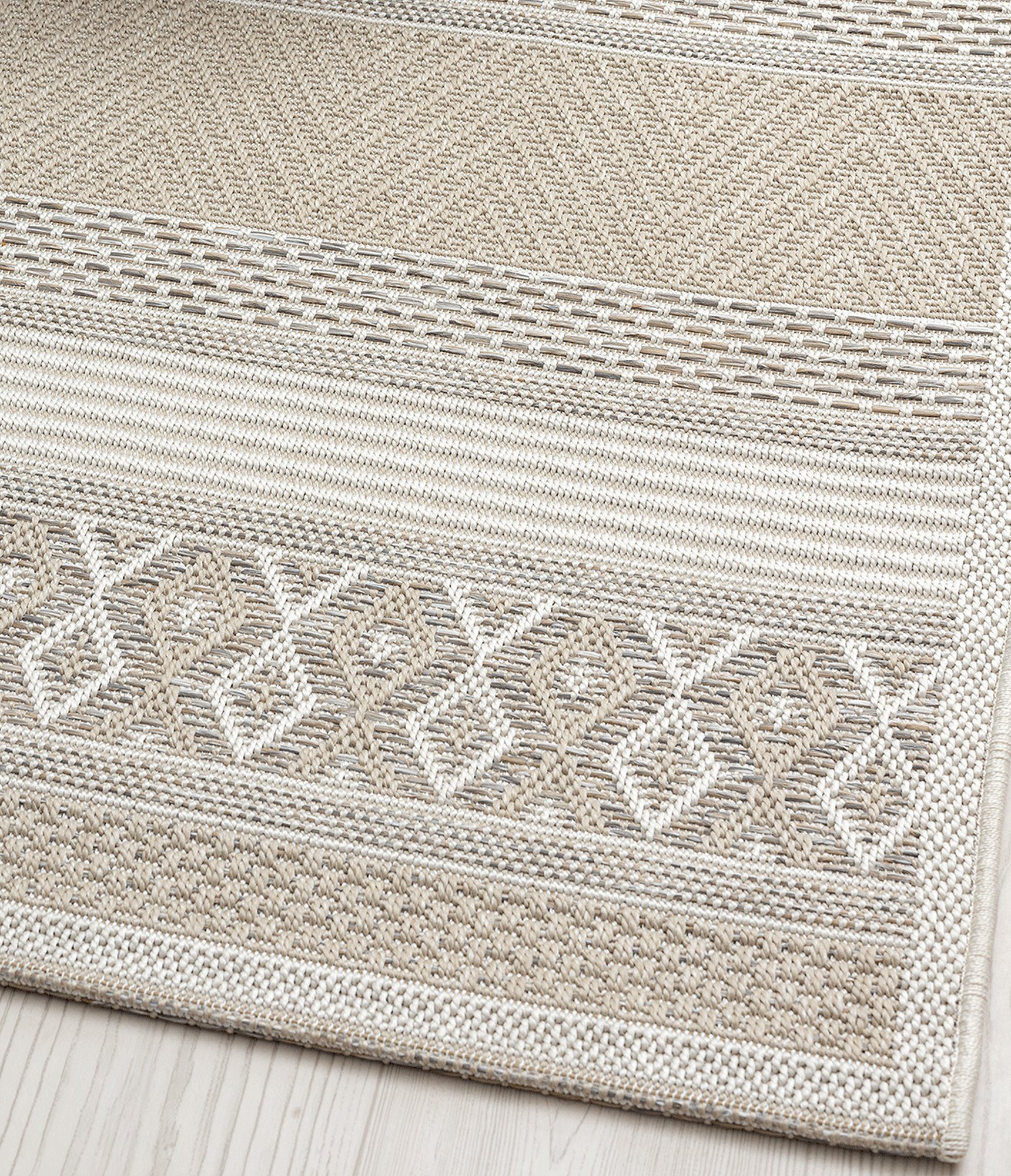 Teppich Calgary - robuster Outdoor Teppich, auch für Küche oder Esszimmer, the carpet, Rechteck, Boho-Style, Außenbereich, Innenbereich, Vintage-Optik