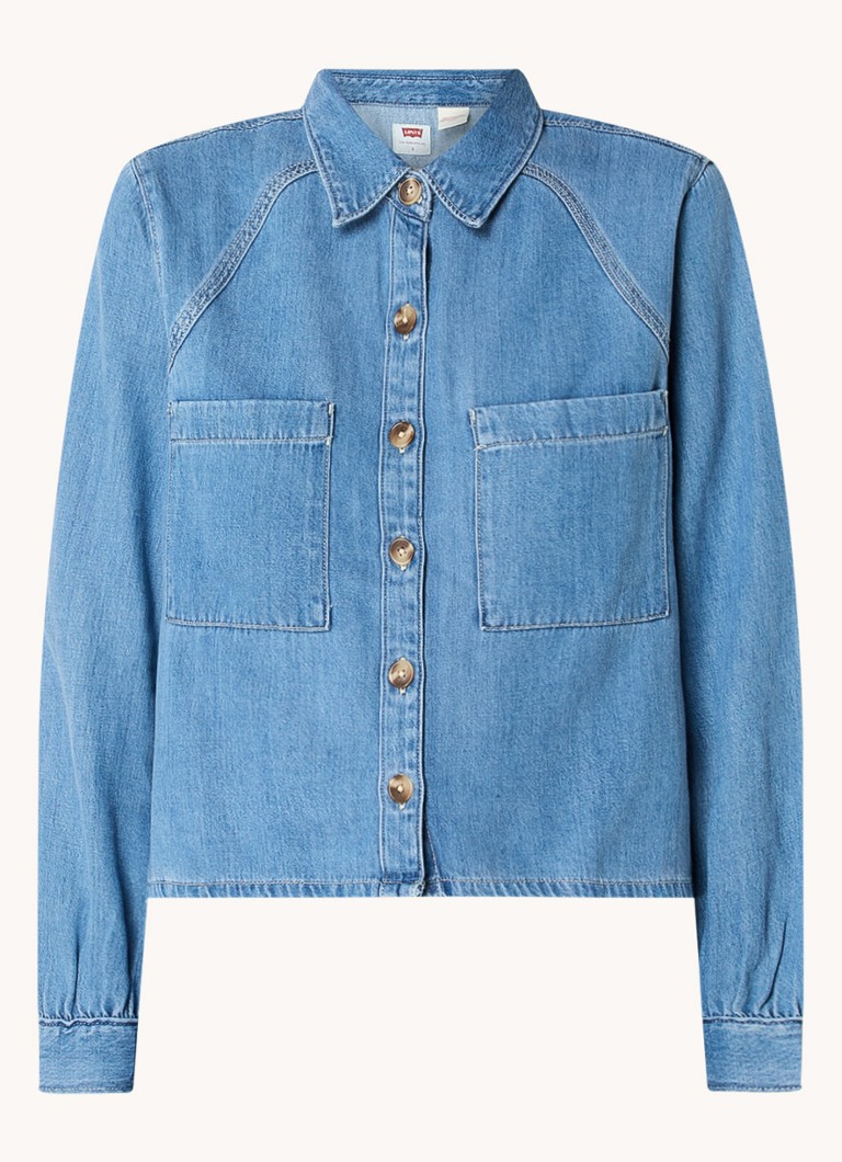 Μπλούζα Levi's Tyla Lyocell Blend με τσέπες στο στήθος