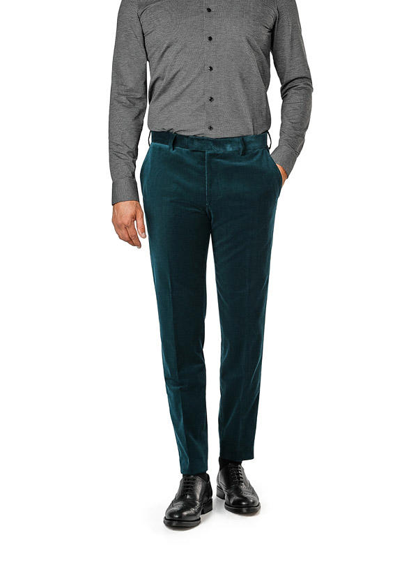 Strellson, Hose Melwin, Slim Fit, Cord, dunkelgrün