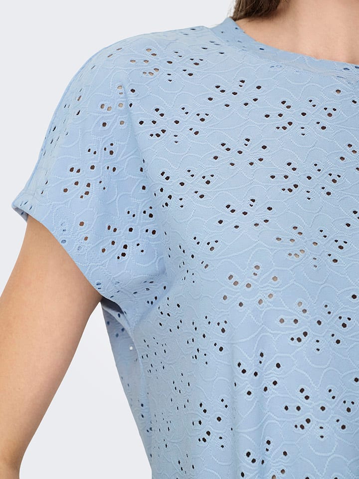 ONLY Shirt in Hellblau günstig kaufen