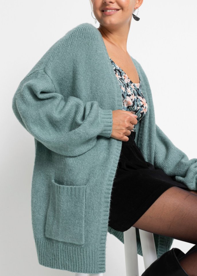 Oversized Strickjacke