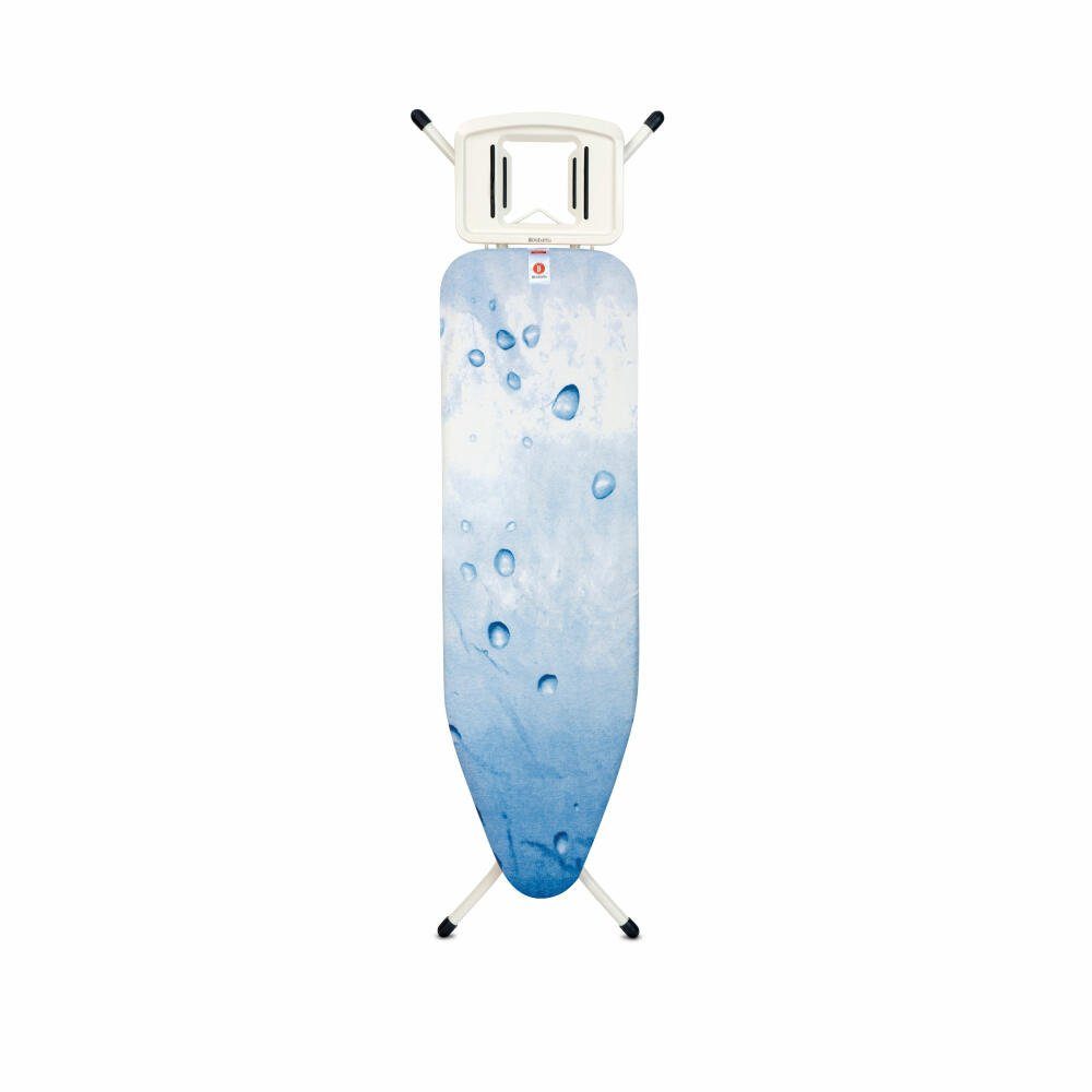 Brabantia Bügelbrett B Ice Water / Ivory 108501, Bügelfläche 124x38 cm