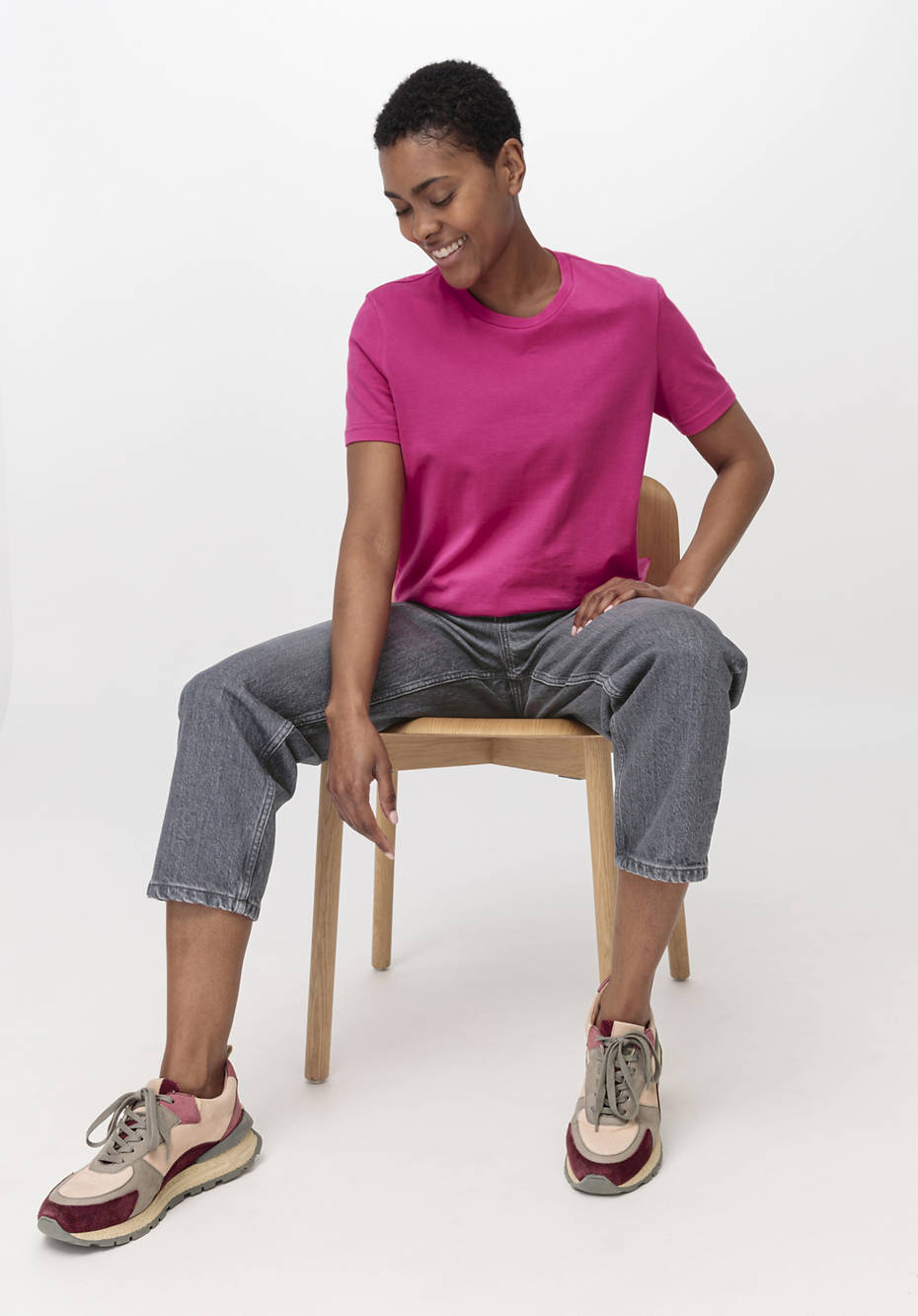 Kurzarm-Shirt aus reiner Bio-Baumwolle