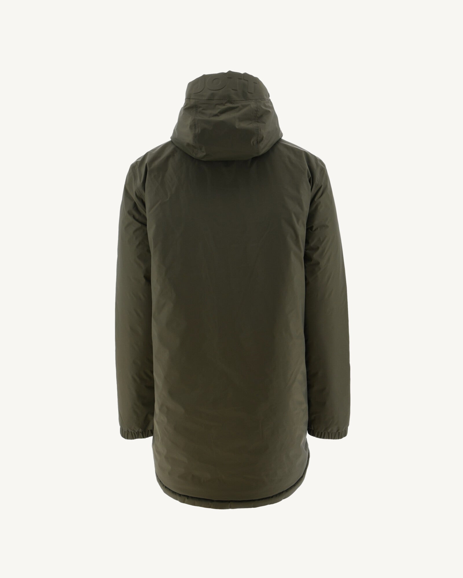 Doudoune longue réversible à capuche Army/Monogram rouge vif Amsterdam