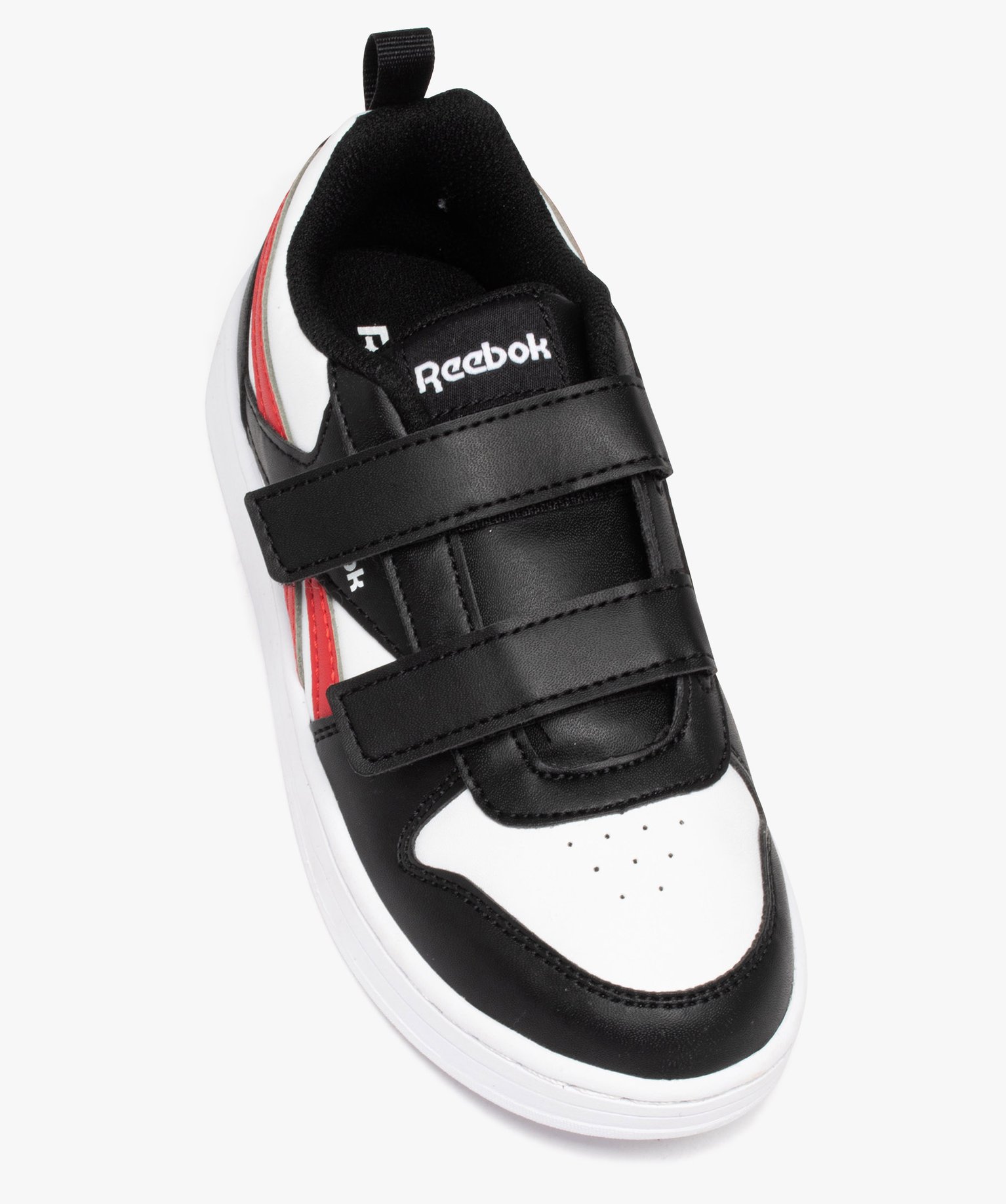 Baskets Garçon bicolores à double scratch - Reebok Prime noir | GEMO