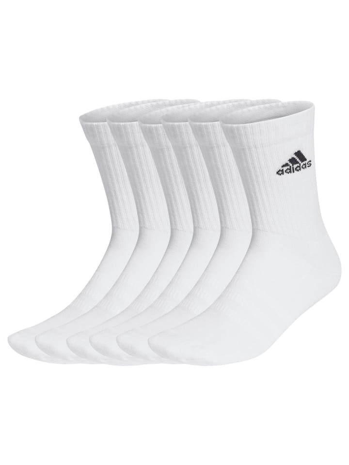 adidas Socken 6er Pack in Weiß günstig kaufen