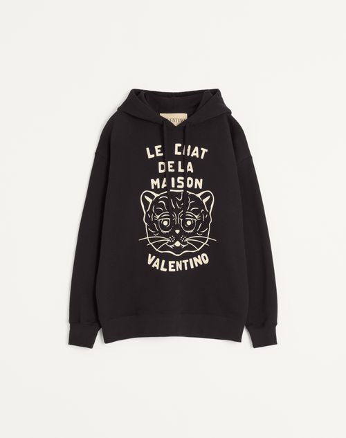 Le Chat De La Maison katoenen sweatshirt met patch