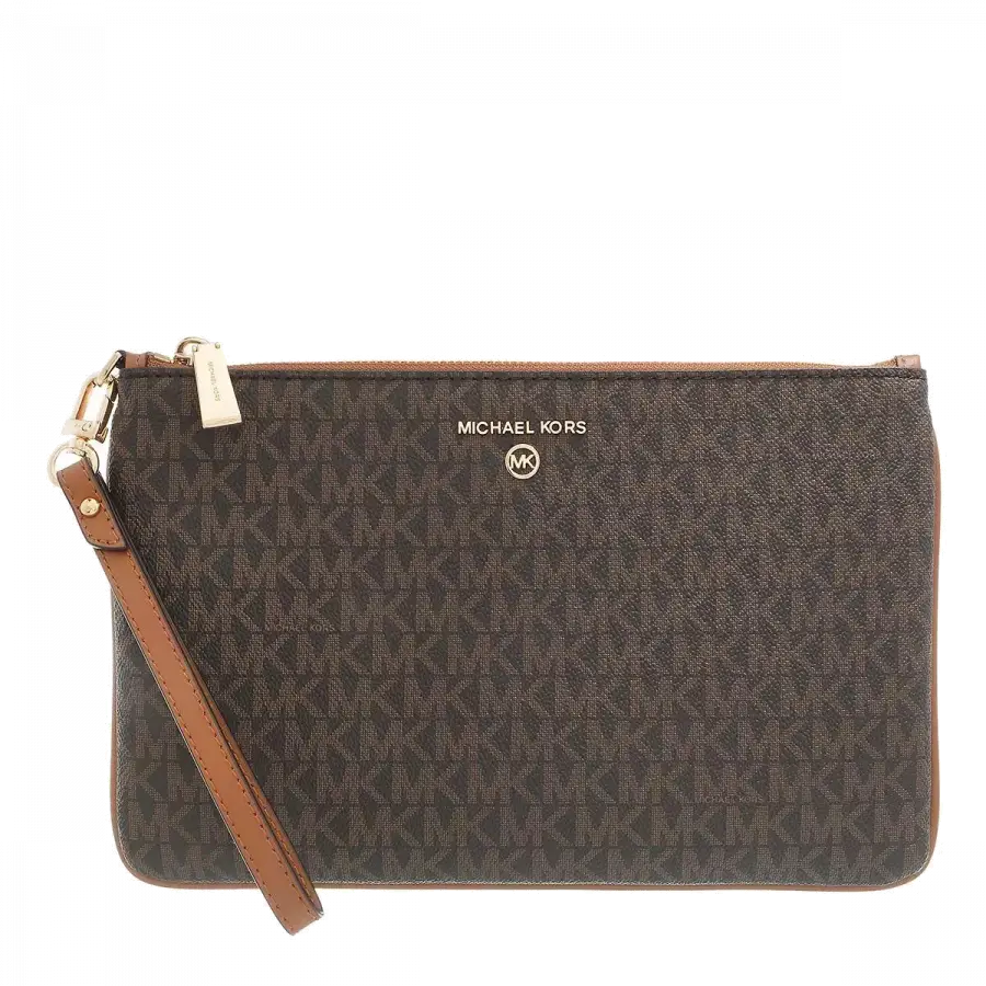 Michael Kors - Michael Kors Clutches & Evening Bags Kunstleder Brown - braun
