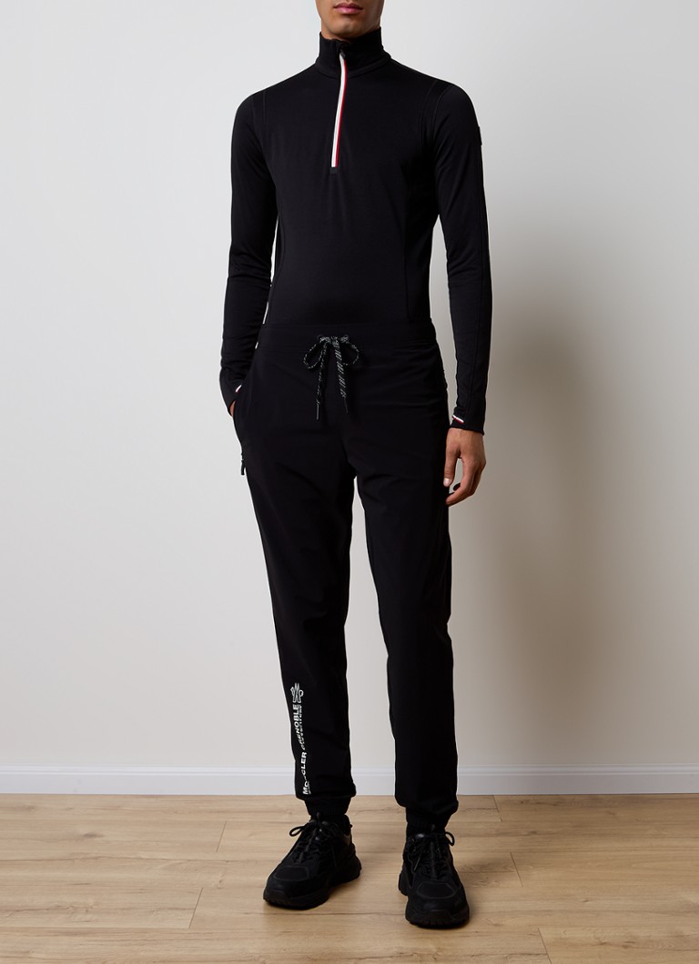 Pulover Moncler Sporty cu fermoar pe jumătate