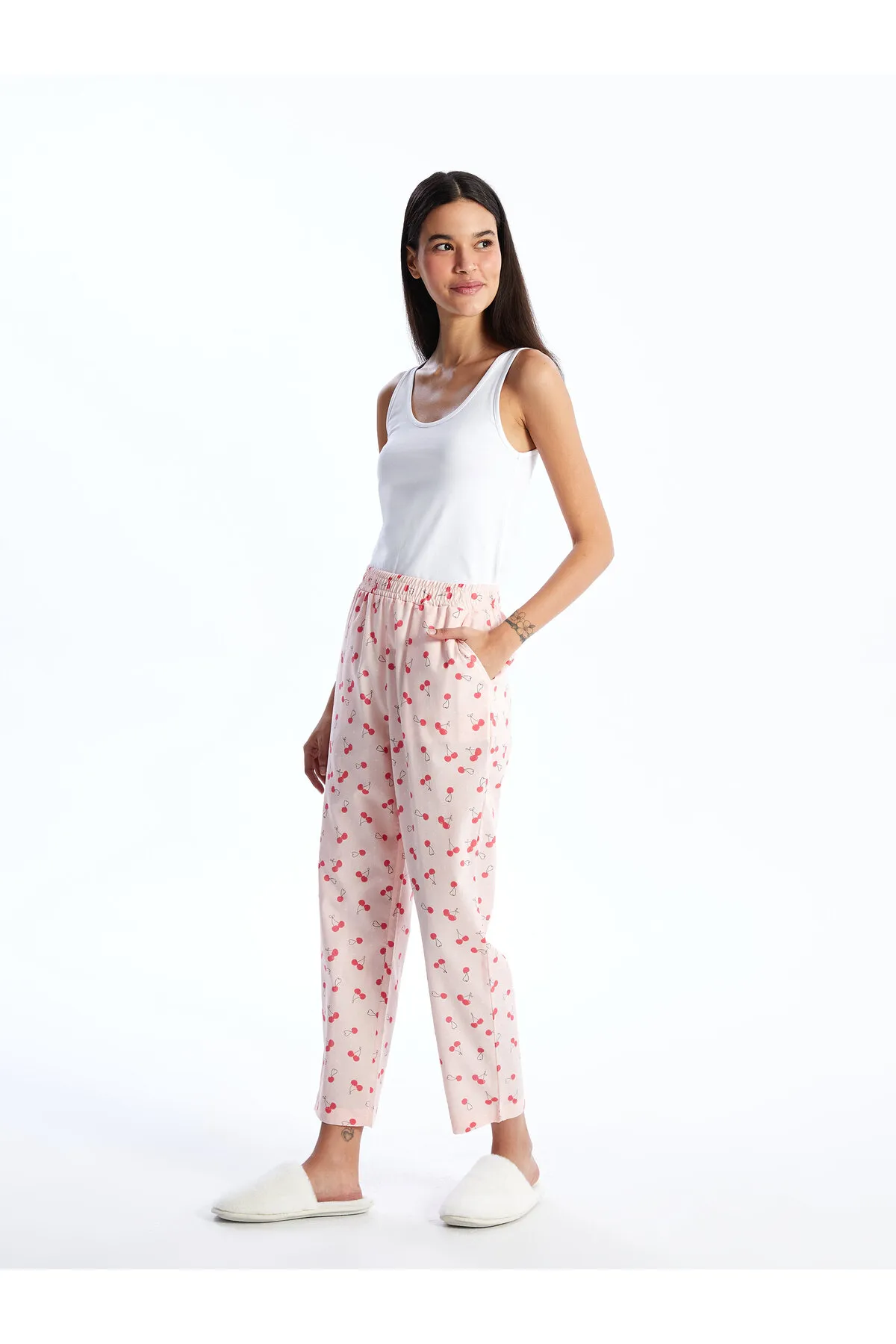 LC Waikiki  Pyjamahose - Rosa - Straight