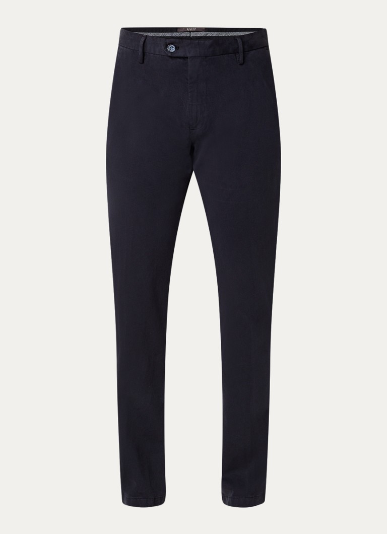 Pantaloni chino slim fit Boggi Milano cu buzunare interioare