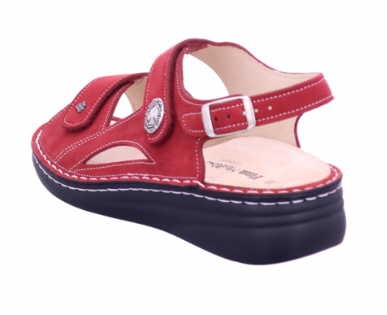 FINN COMFORT Komfort Sandalen rot Finn Comfort Barbuda Damensandale Chili