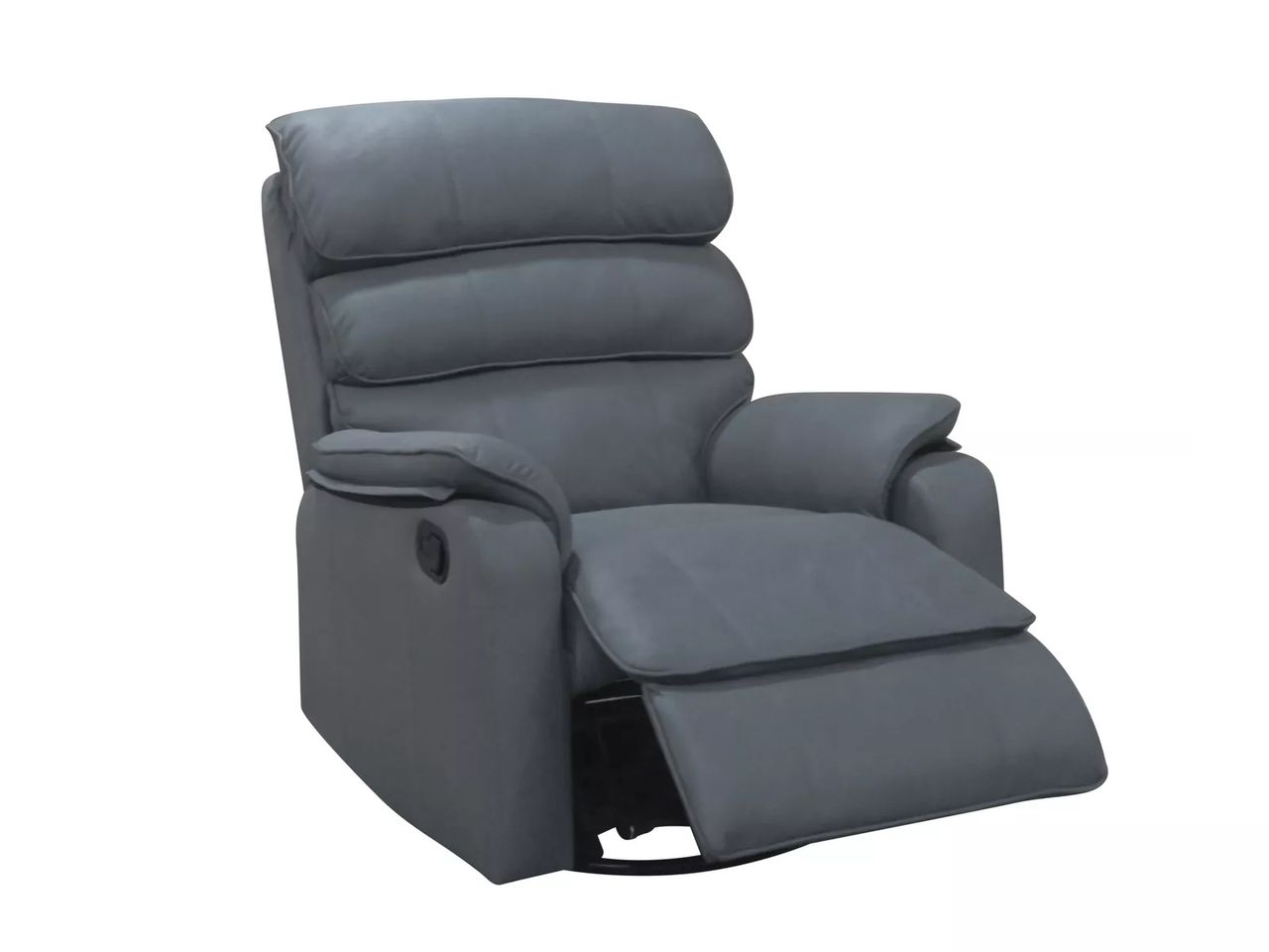 Happy Home Happy Home TV Sessel mit verstellbarer Relaxfunktion & 360° Grad Dreh- und Schaukelfunktion grau
