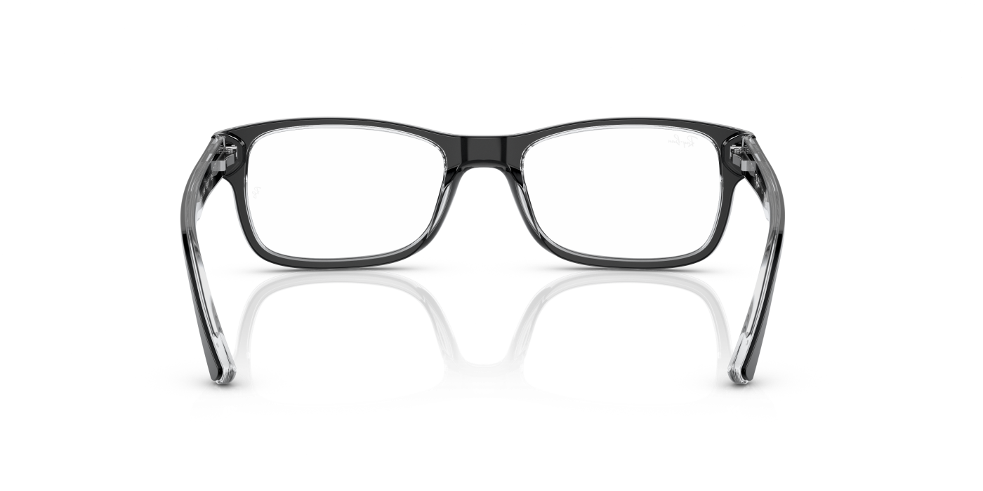 RB5268 OPTICS - Negru lucios pe transparent
