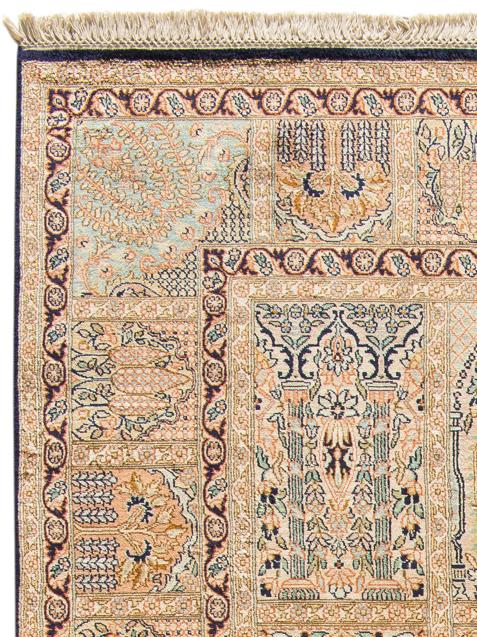 Kaschmir Seide 18/18 ca. 214 x 308 cm, Unikat / Einzelstück