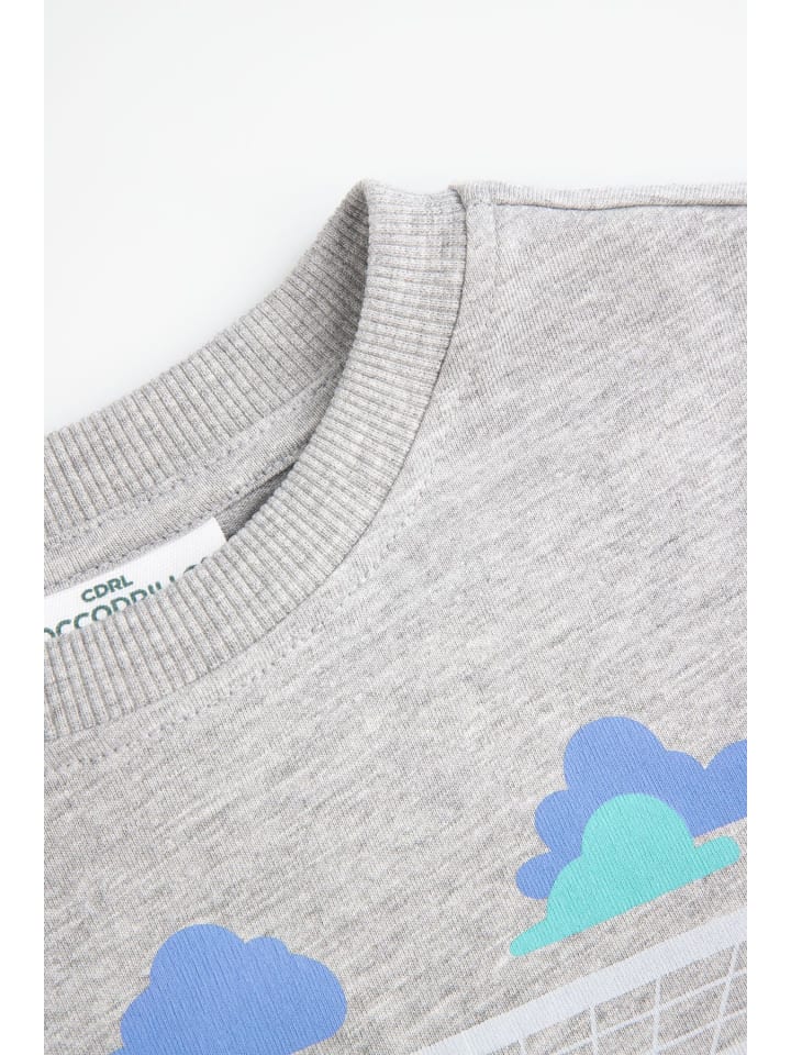 Coccodrillo Langarm-T-Shirt in grau günstig kaufen